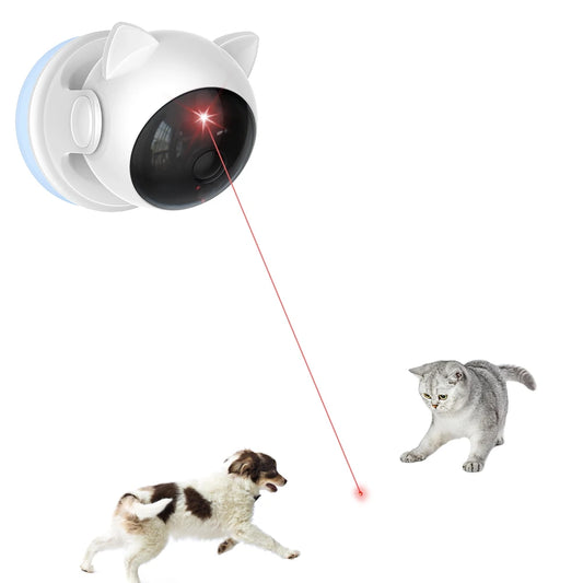 Automatic Cat Laser Toy Rechargeable Motion Random Activated Interactive Cat Toys for Indoor Cats Slow and Fast Mode